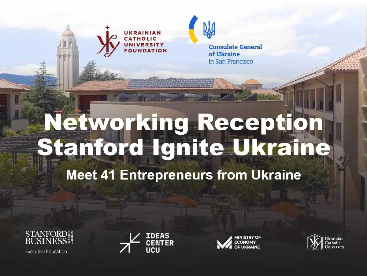 Networking Reception Stanford Ignite Ukraine